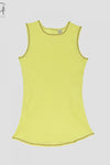 BASERANGE linen vest TODY-SL-SP24 green and yellow